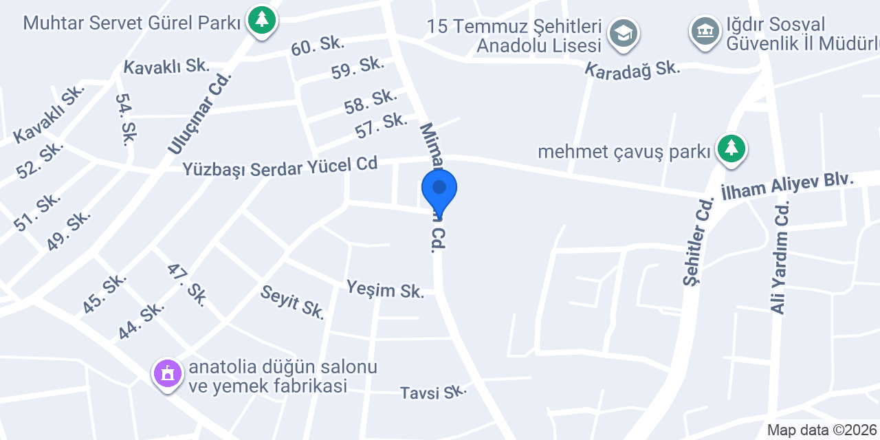 Mehmet Çavuş İlköğretim Okulu konumu
