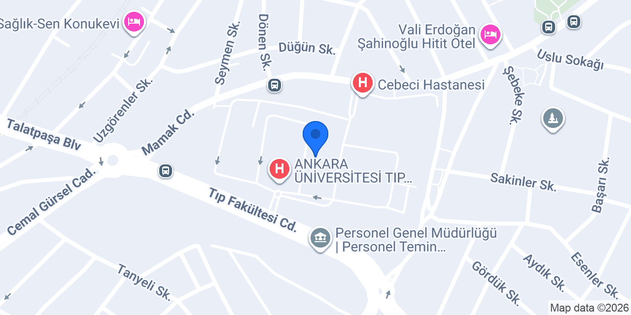 A. Ü. Serpil Akdağ Kan Merkez konumu