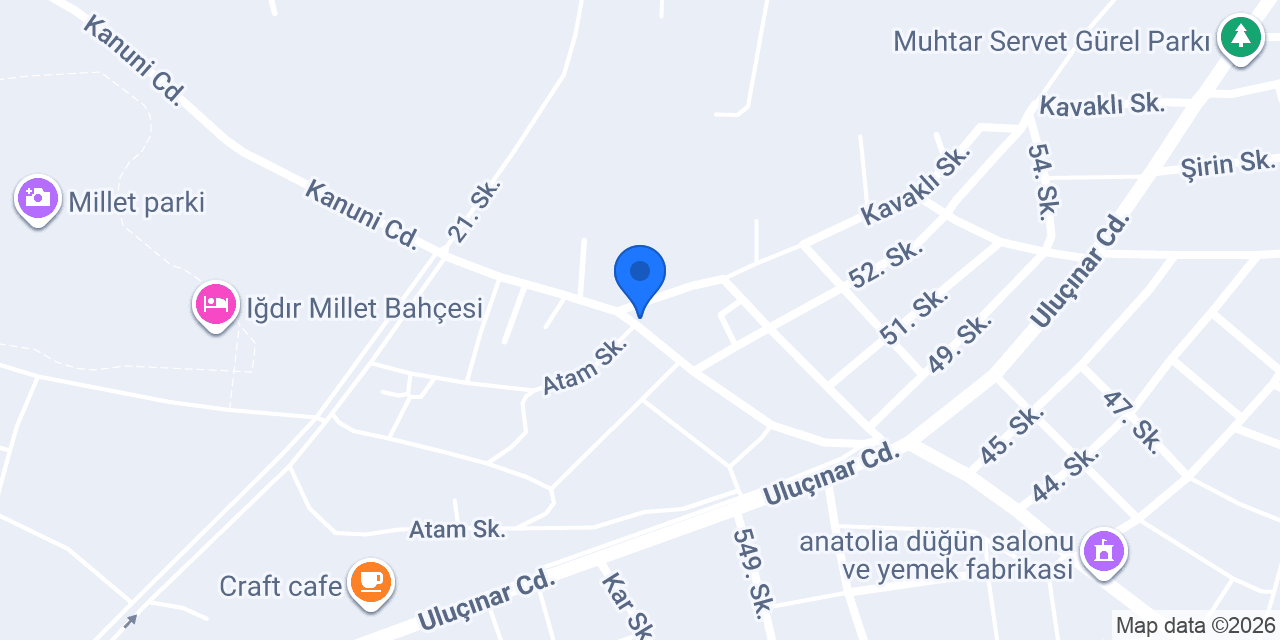 Efsane Kanatçı konumu
