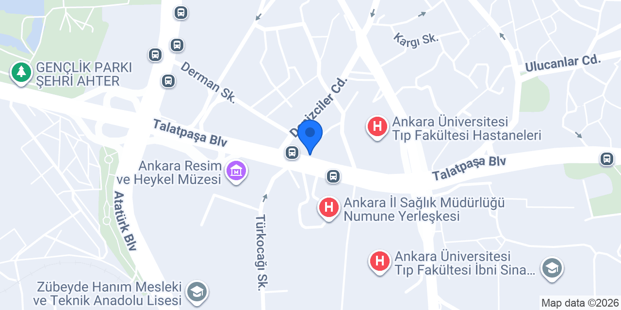 Bulvar Su Eczanesi̇ konumu