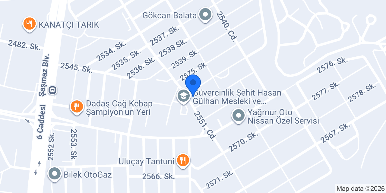 Tofaş Yedek Parça konumu