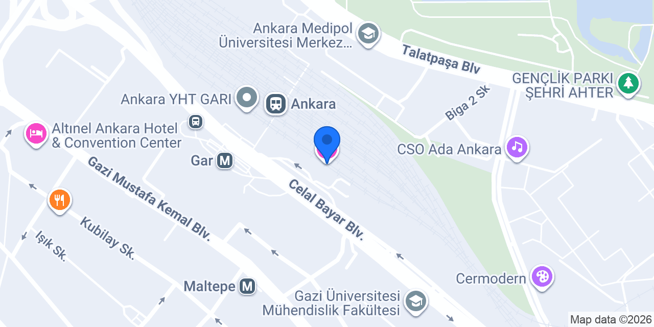 The Ankara Hotel konumu