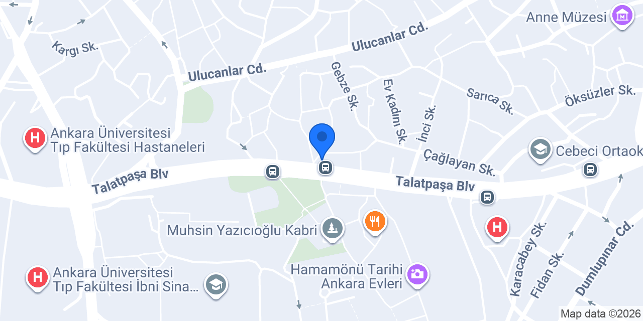Neşe Çay Evi Ankara konumu