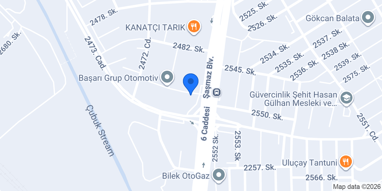 DENT TEKNİK ALİM USTA BOYASIZ KAPORTA GÖÇÜK ONARIM MERKEZİ ANKARA konumu