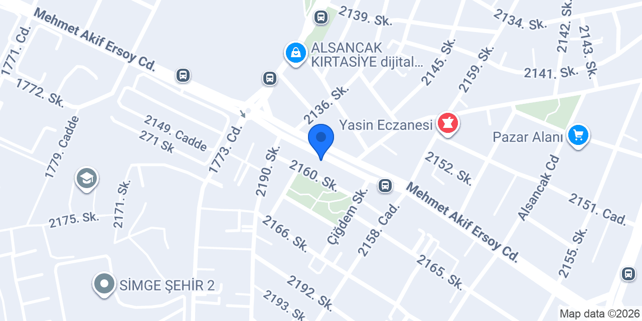 ALSANCAK HIRDAVAT&YAPIMARKET konumu