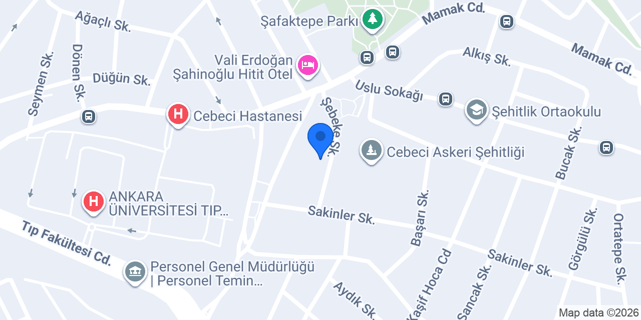 Yıldırım Çatı konumu