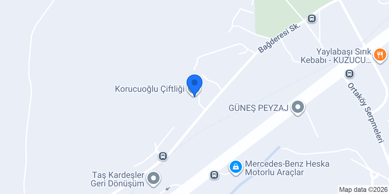 Korucuoğlu Çiftliği konumu