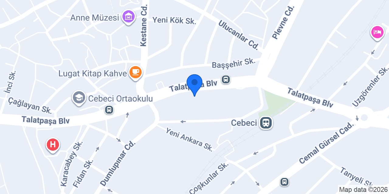 Cebeci Düğün Salonu konumu