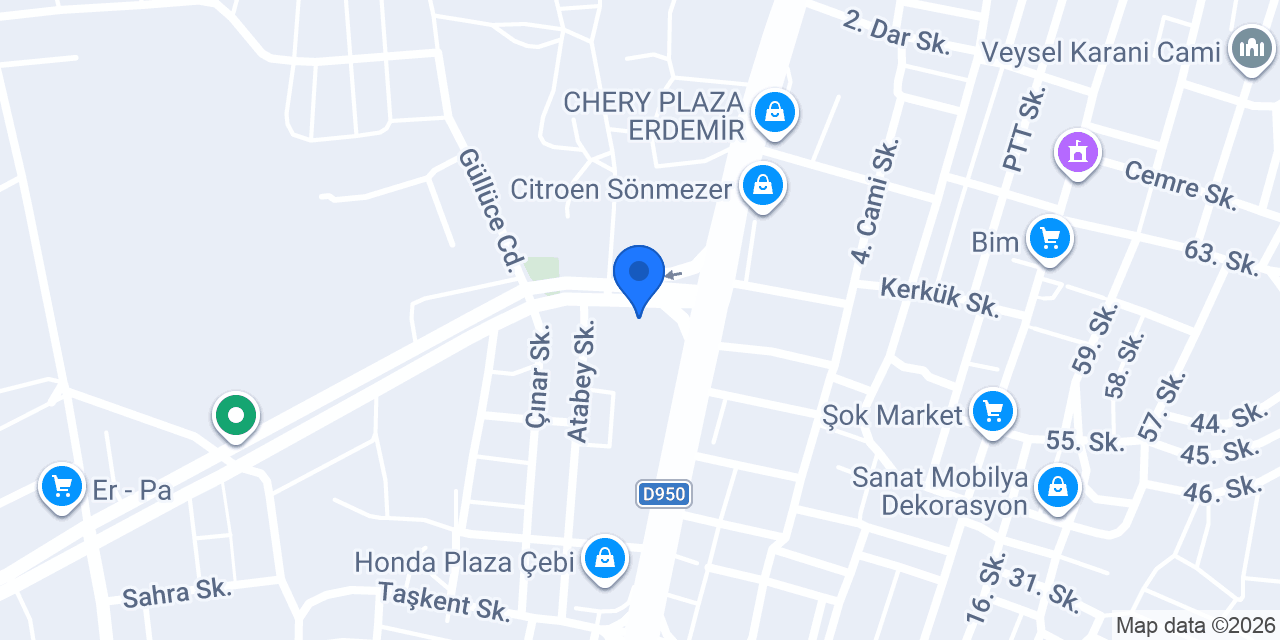 Edip Somunoğlu Ortaokulu konumu