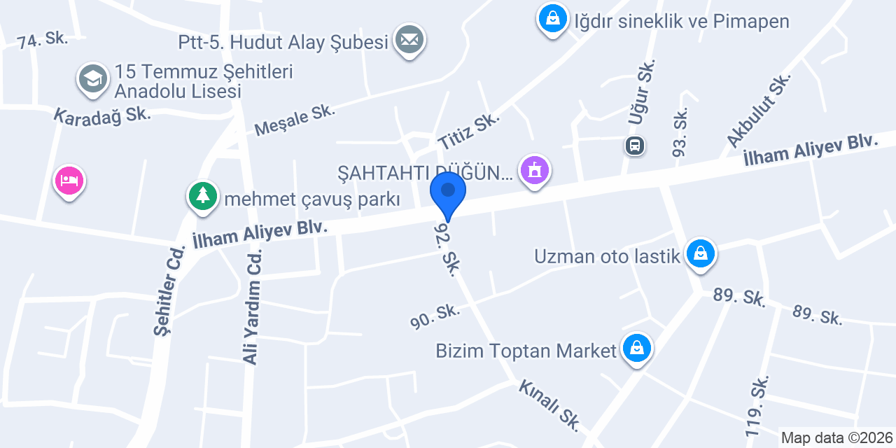 Hürriyet İlköğretim Okulu konumu