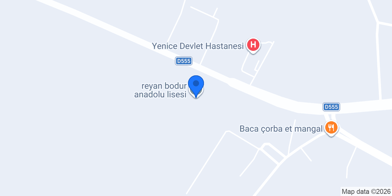 reyan bodur anadolu lisesi konumu