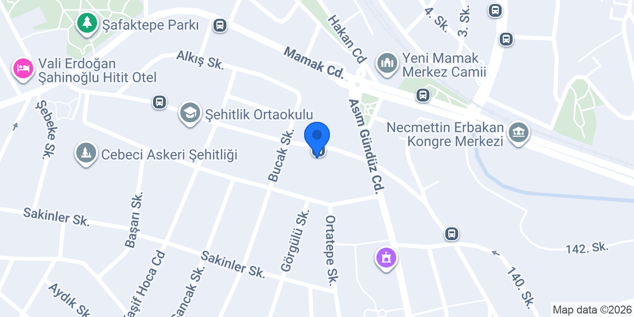 MAVİ Nakış - Piko konumu