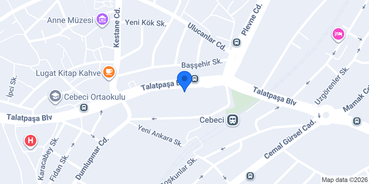 Beyazgül Çiçekçilik konumu