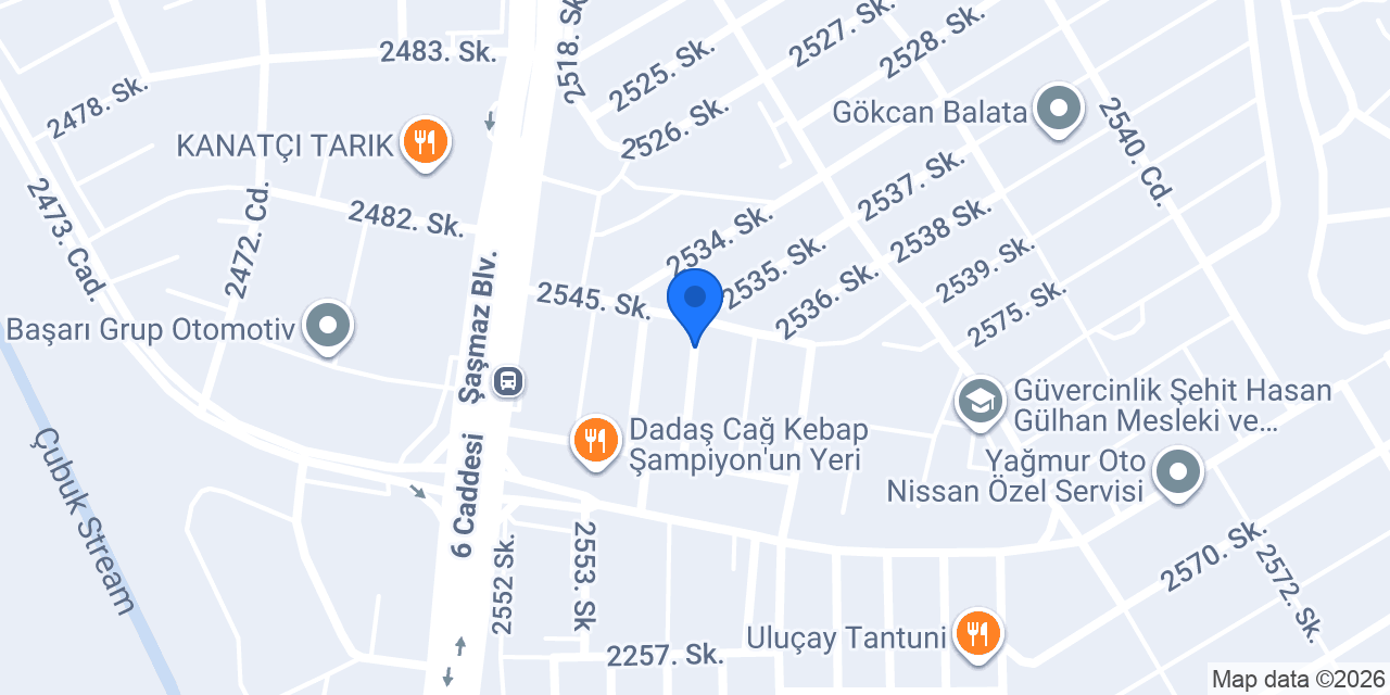 DETAY ROT BALANS ŞAŞMAZ konumu