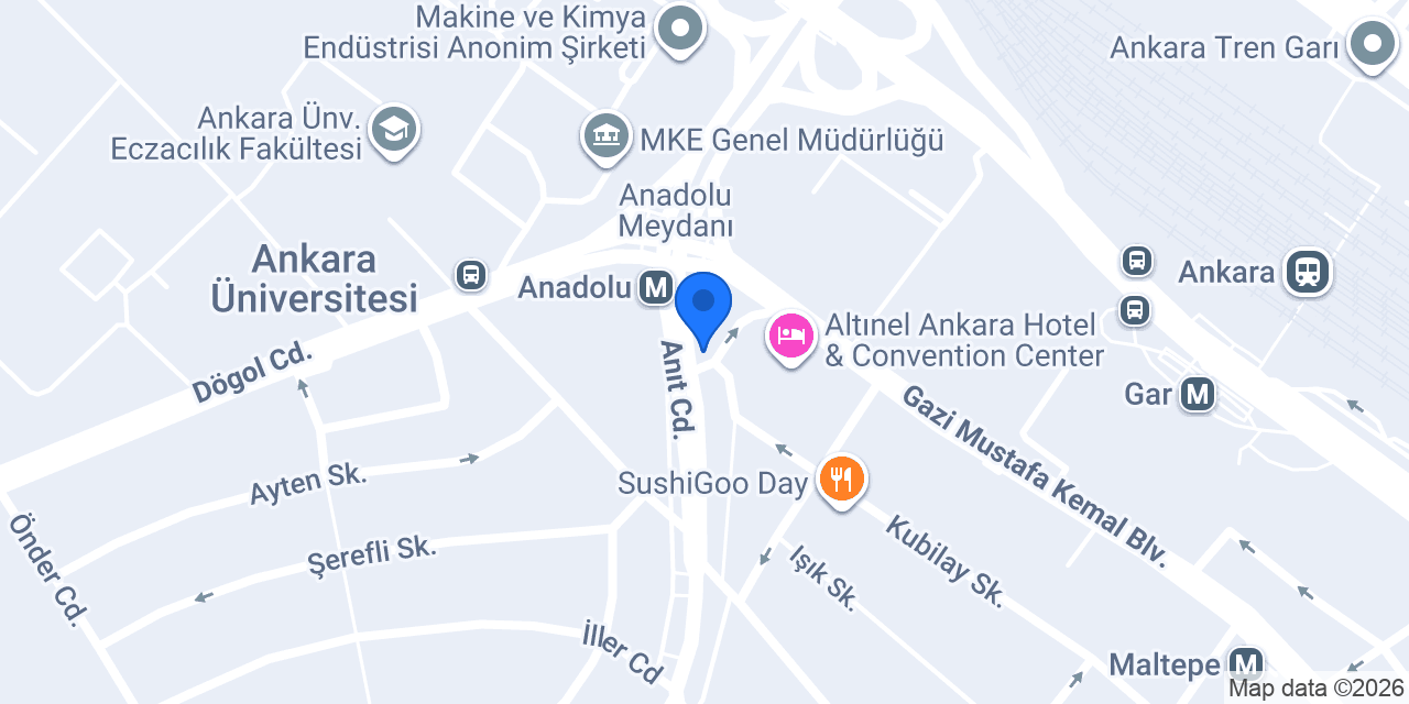 Altınel Taksi konumu