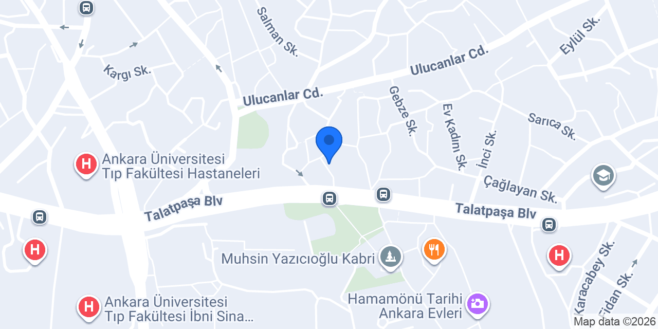 YTB ANKARA OFİSİ konumu