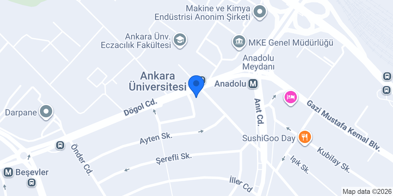 Makine Kimya Taksi Durağı konumu