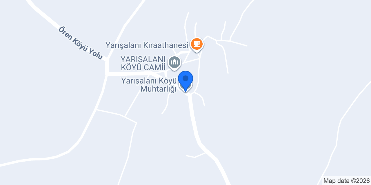 Yarışalanı Köyü Muhtarlığı konumu