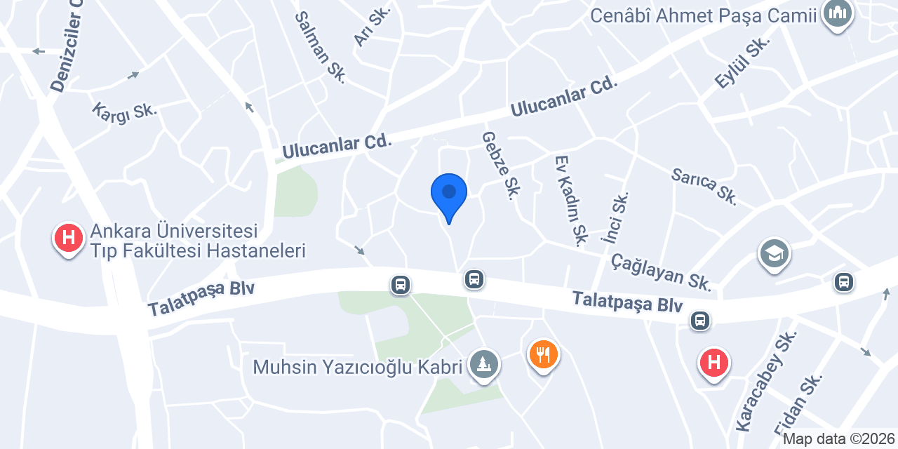 Osmanlı Köşkü Davet Salonu konumu