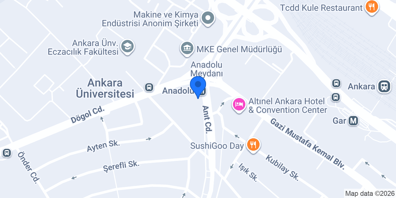 MÜSİAD Ankara konumu