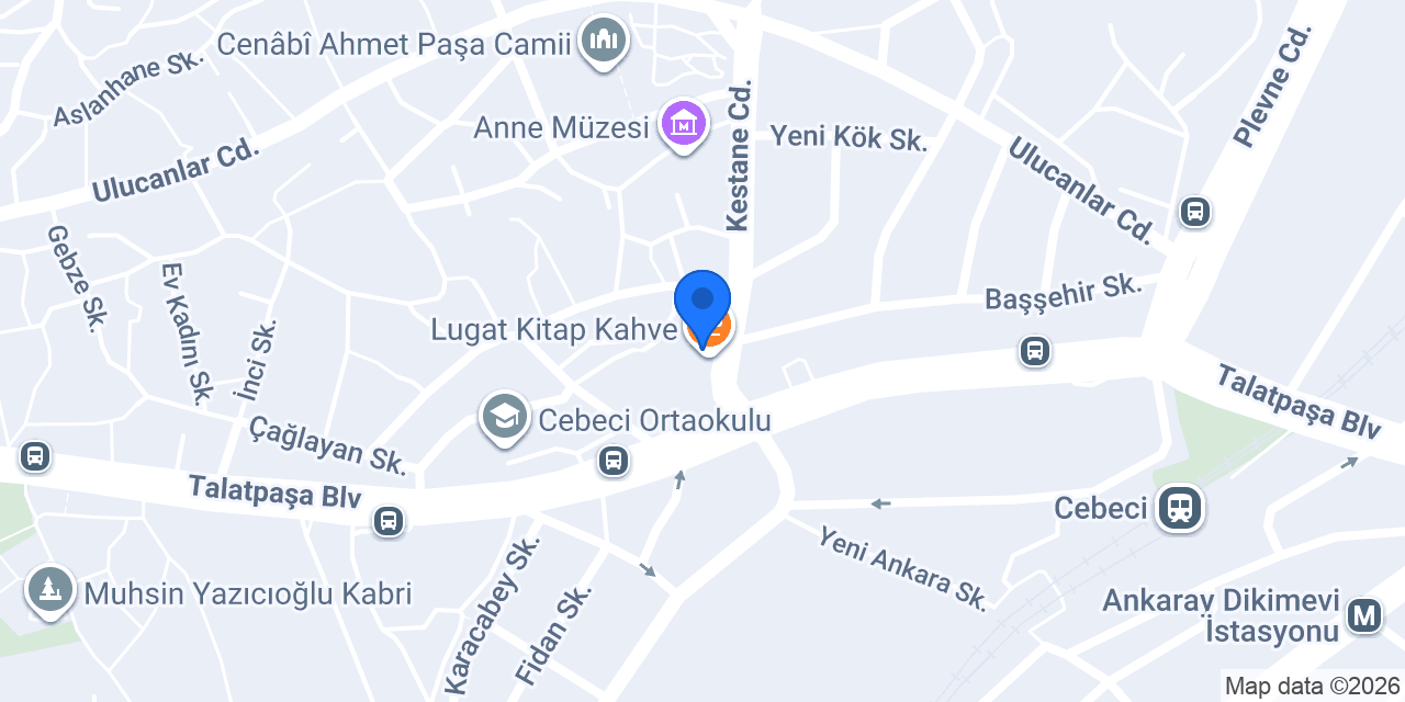 Ziraat Bankası Hamamönü/Ankara Şubesi konumu