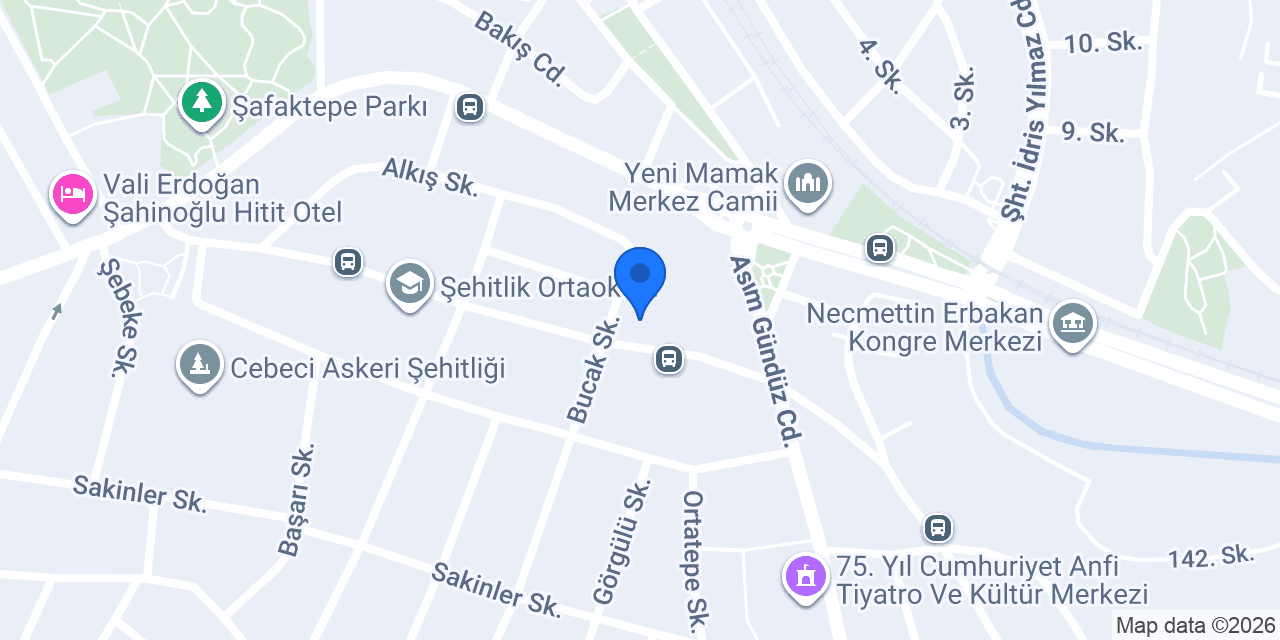 Hülyam Bay Bayan Terzi konumu