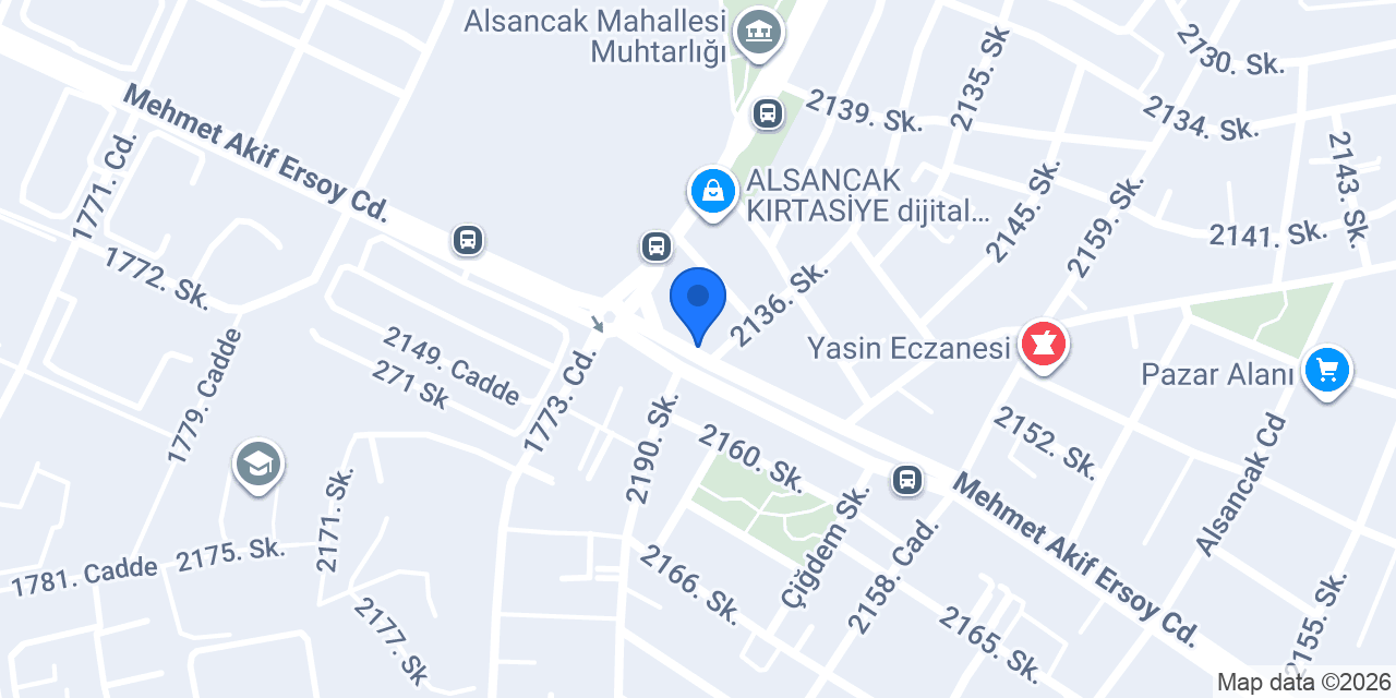 Faruk Erkek Kuaförü konumu