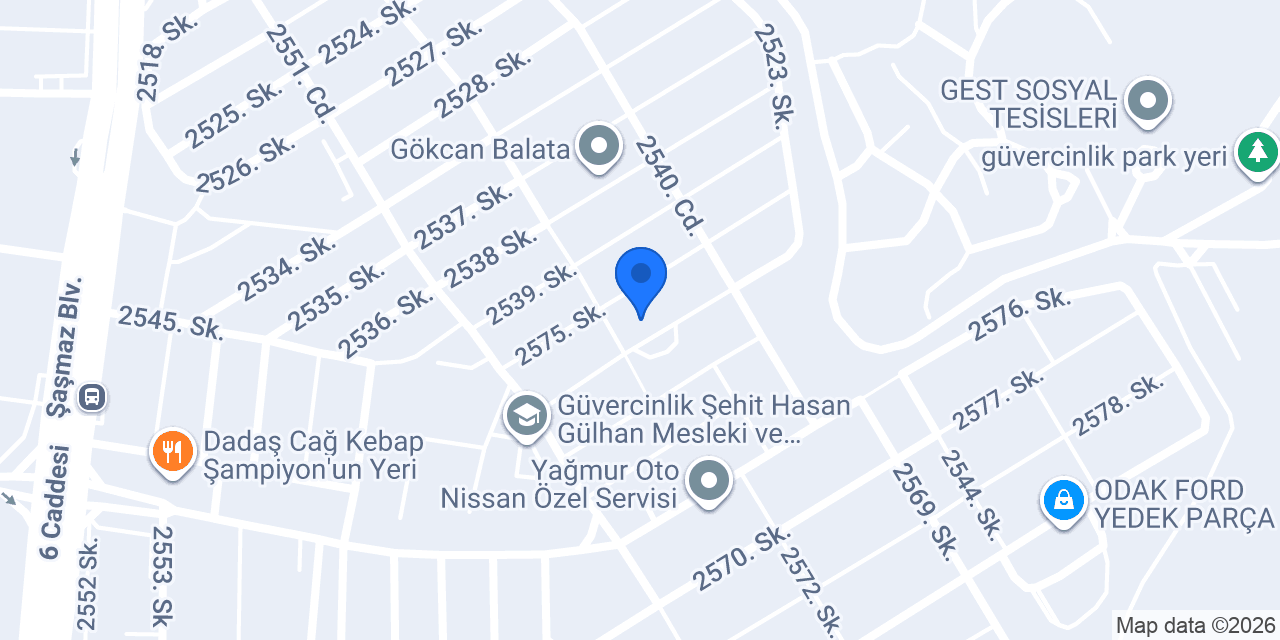 ÇEVİK JAPON KORE YEDEK PARÇA konumu