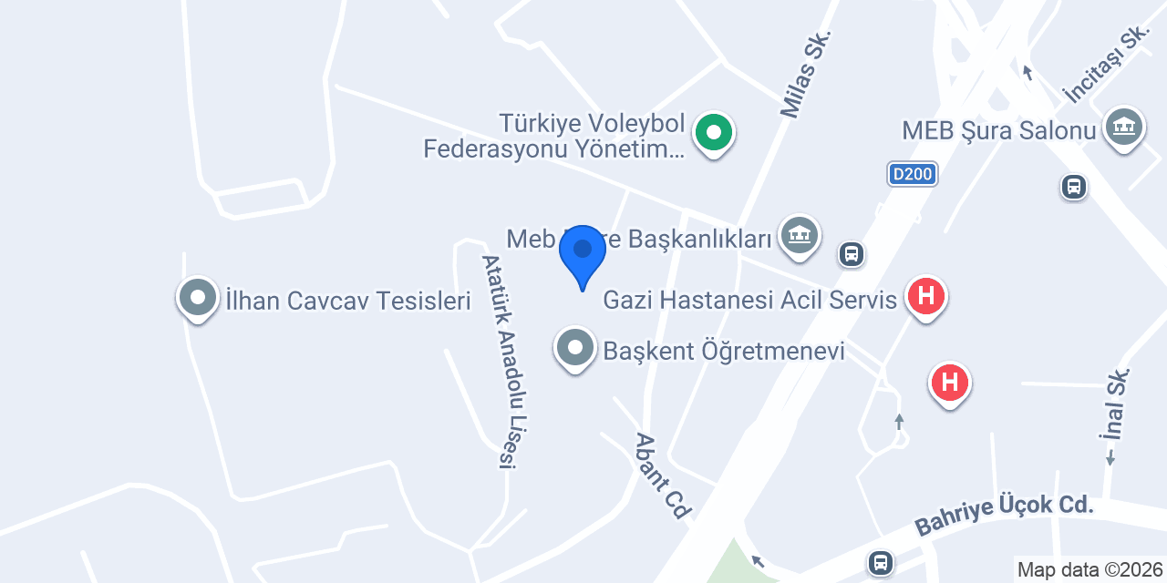Ravza Büfe (Bakkal)Başkent Öğretmen Evi konumu