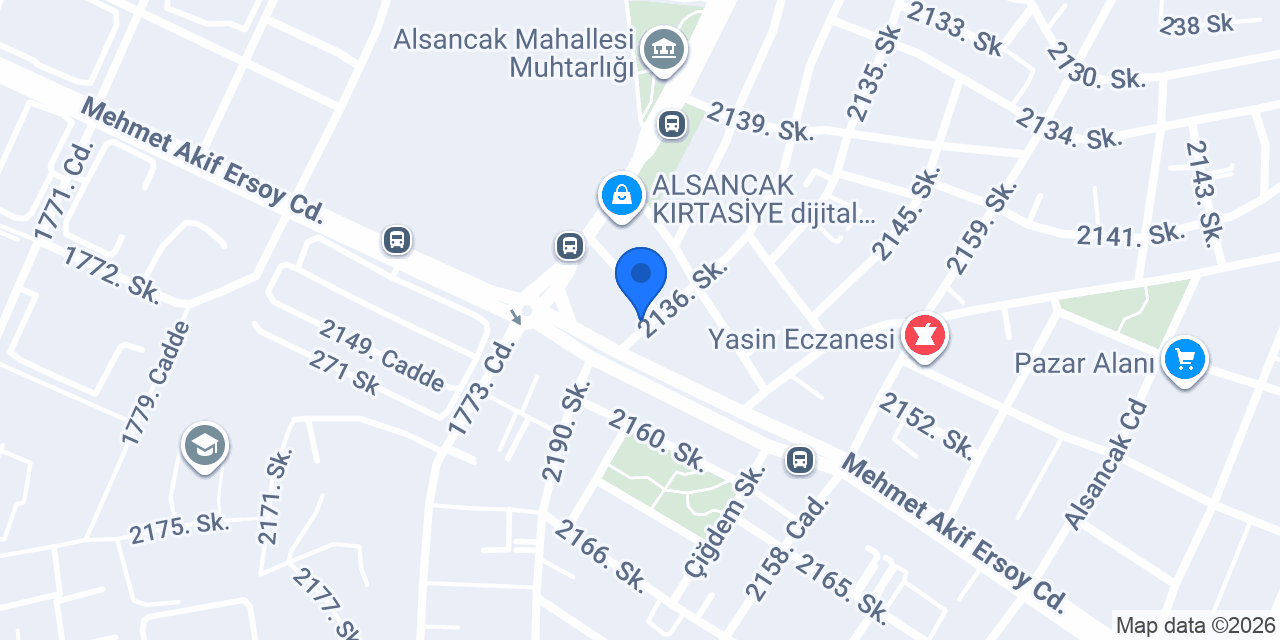 Alsancak Eczanesi konumu
