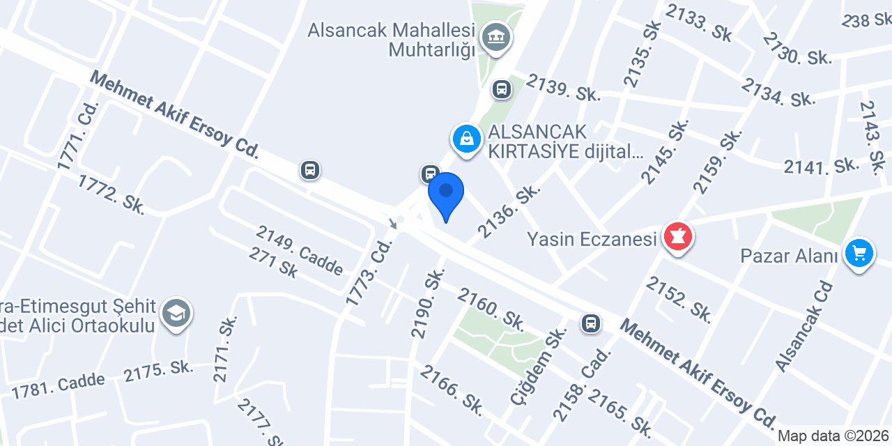 ŞAFAK OTO AKSESUAR konumu
