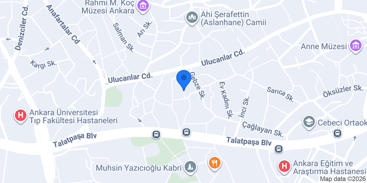 Hamamönü Saat Kulesi konumu
