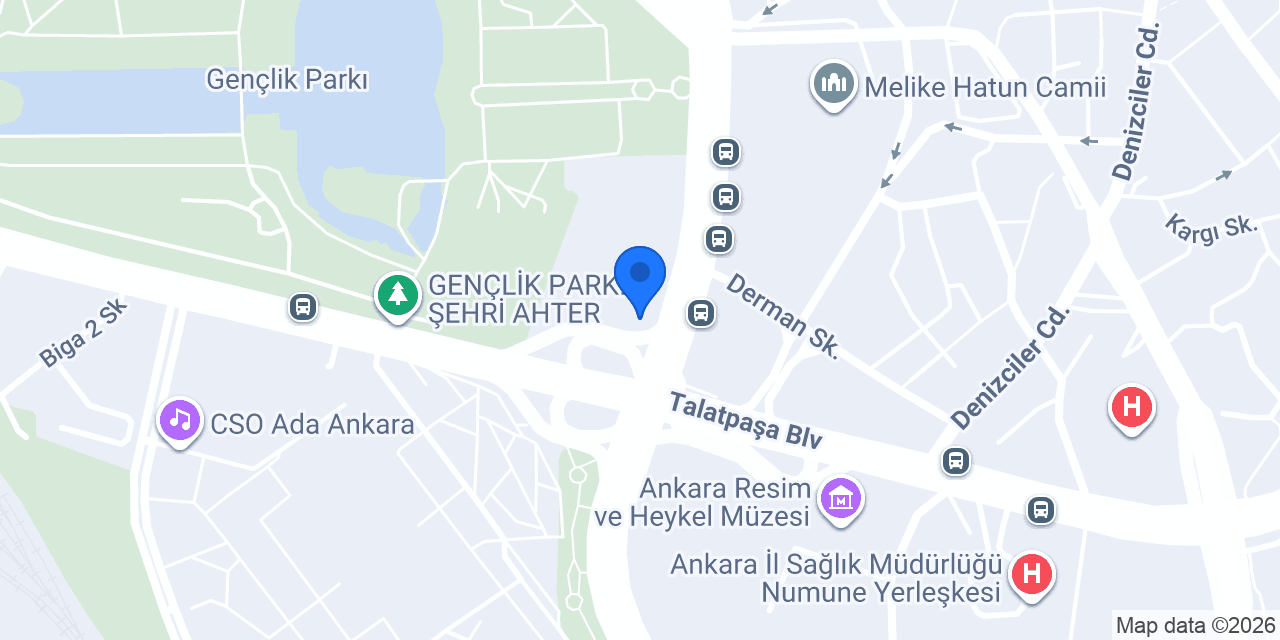 Ankara Opera & Bale konumu