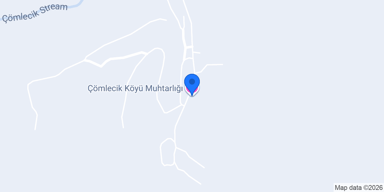 Çömlecik Köyü Muhtarlığı konumu