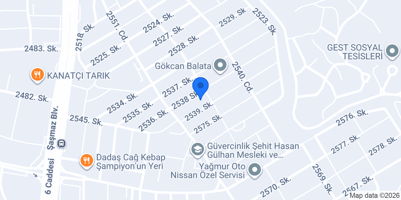AKBULUT OTO SERVİS konumu