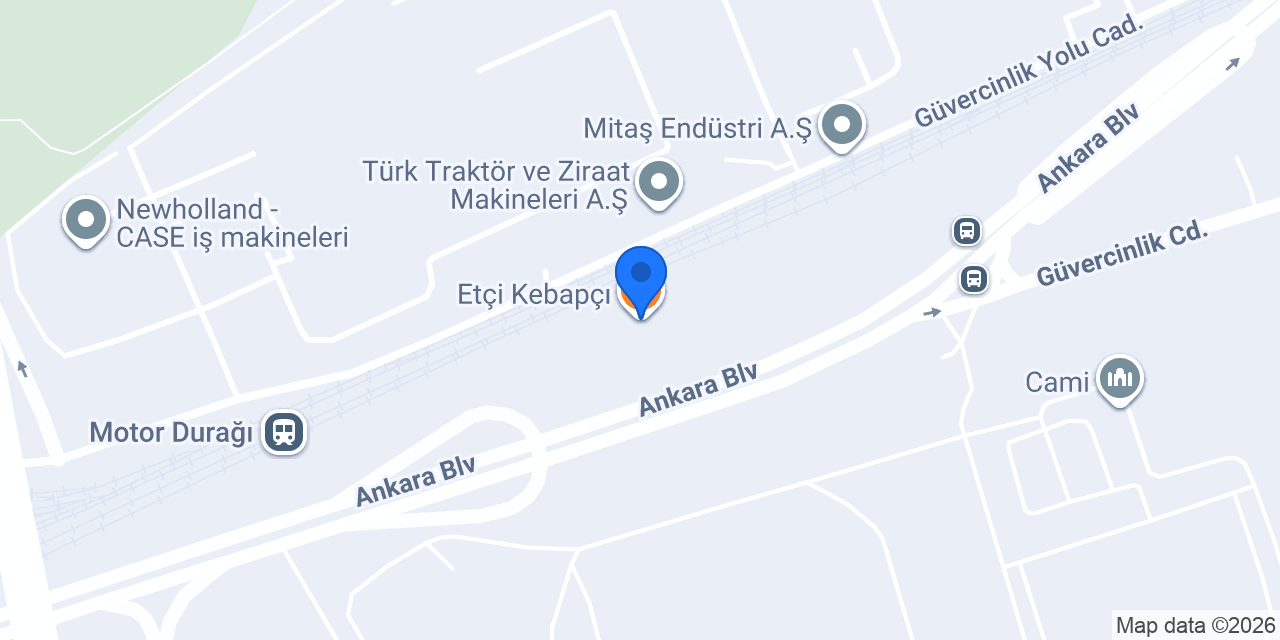 Etçi Kebapçı konumu