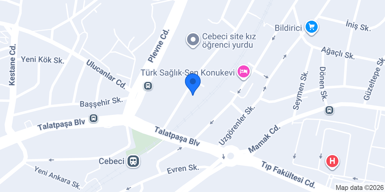 Otel Akkoç konumu