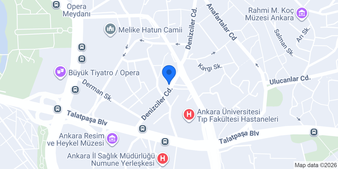Mevlana Yemek Salonu konumu
