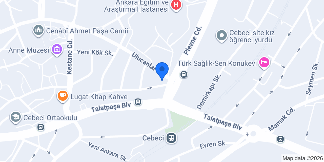Ankara Hastanesi Taksi konumu
