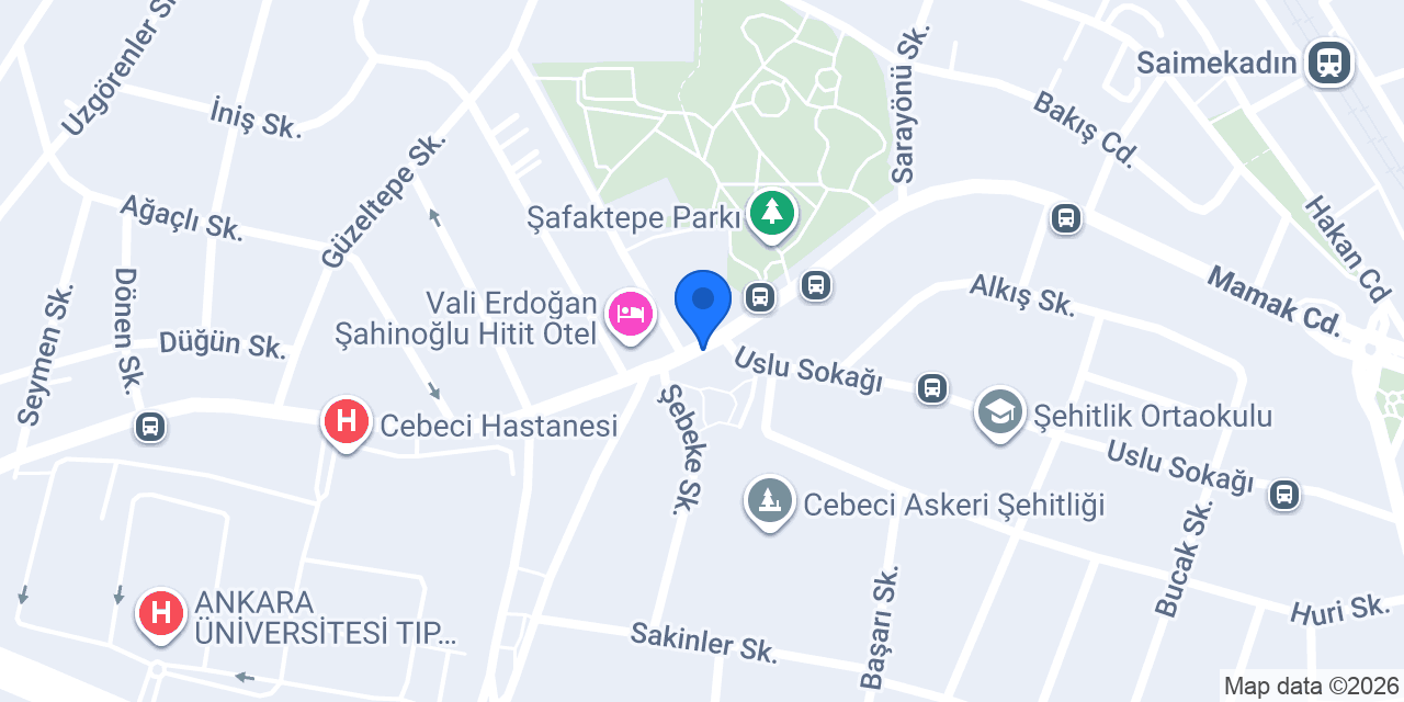 Mamak şehitlik taksi konumu