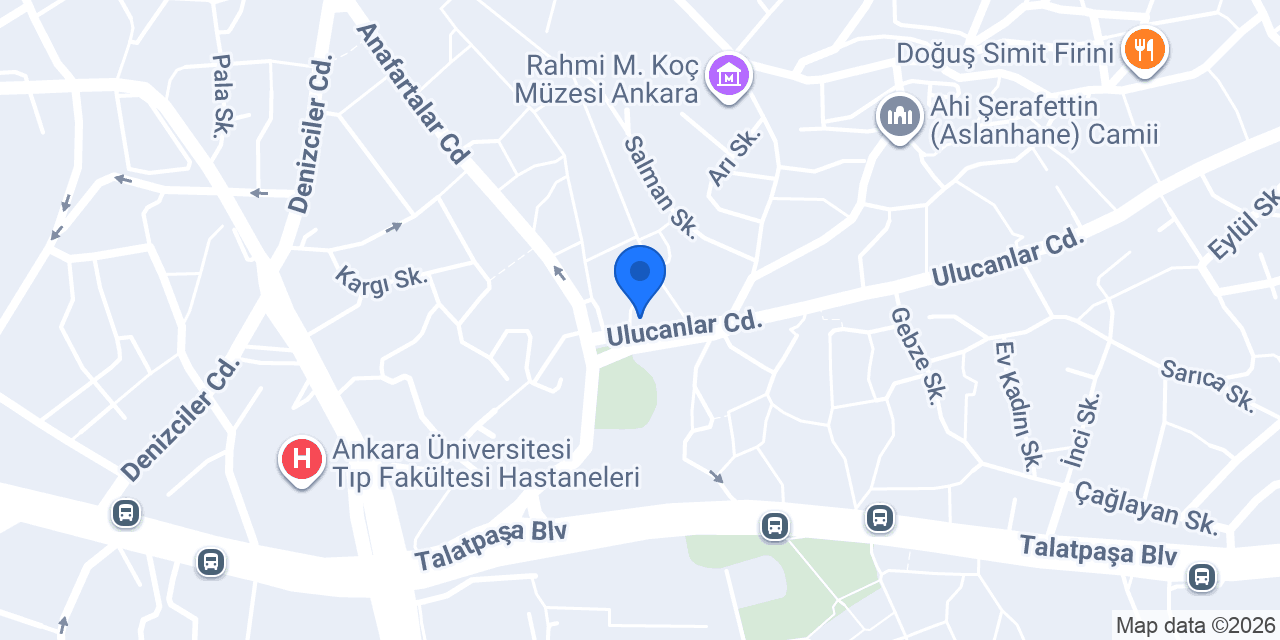 Argetek Etek Dünyası konumu