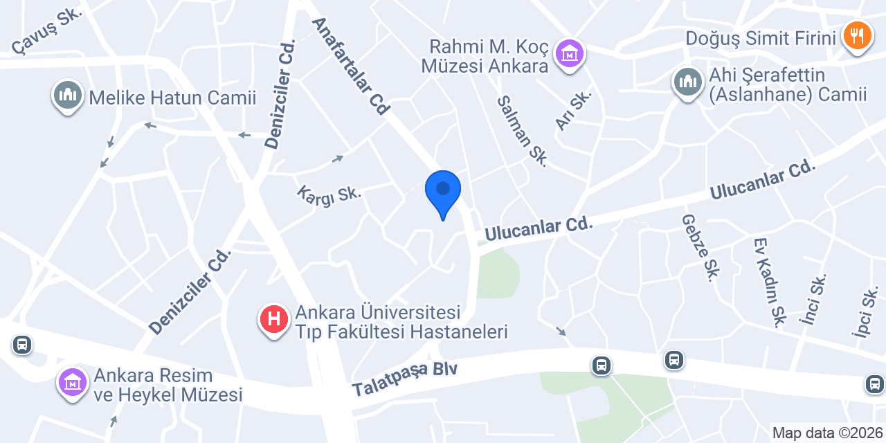 Eti Maden İşletmeleri Misafirhanesi konumu