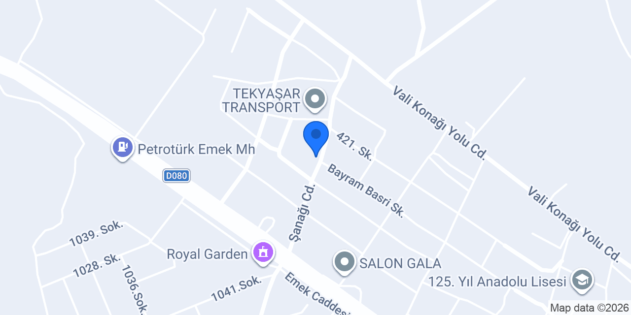 Kızılay Veteriner Kliniği konumu
