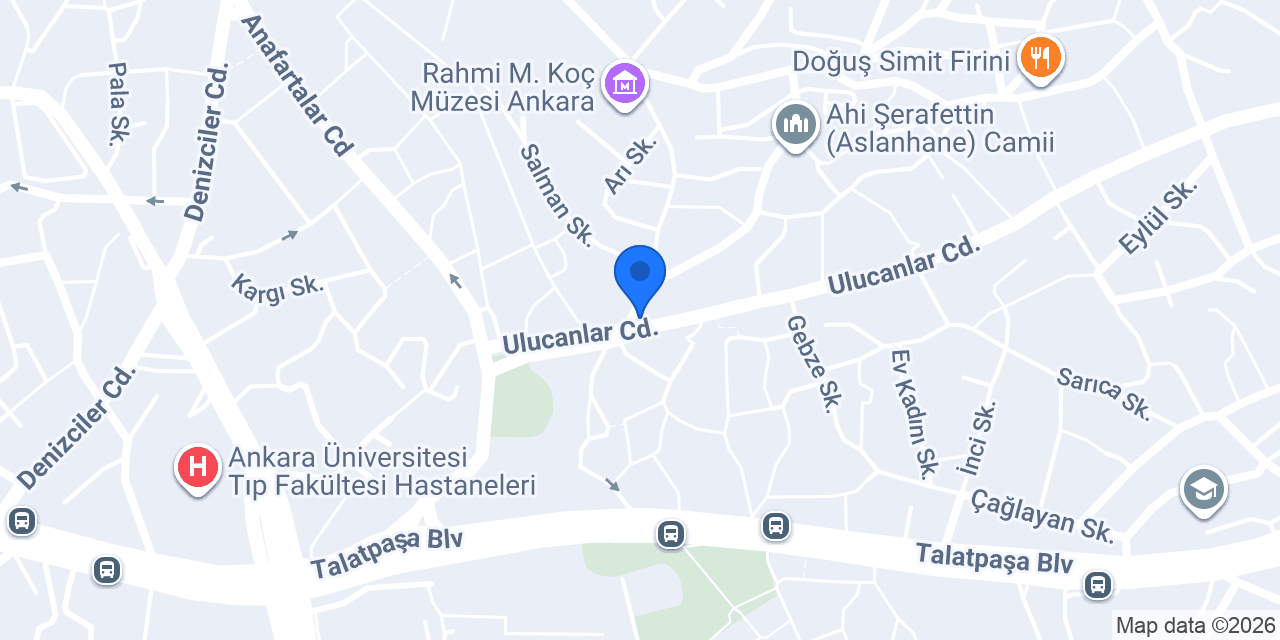 Saray Taksi konumu
