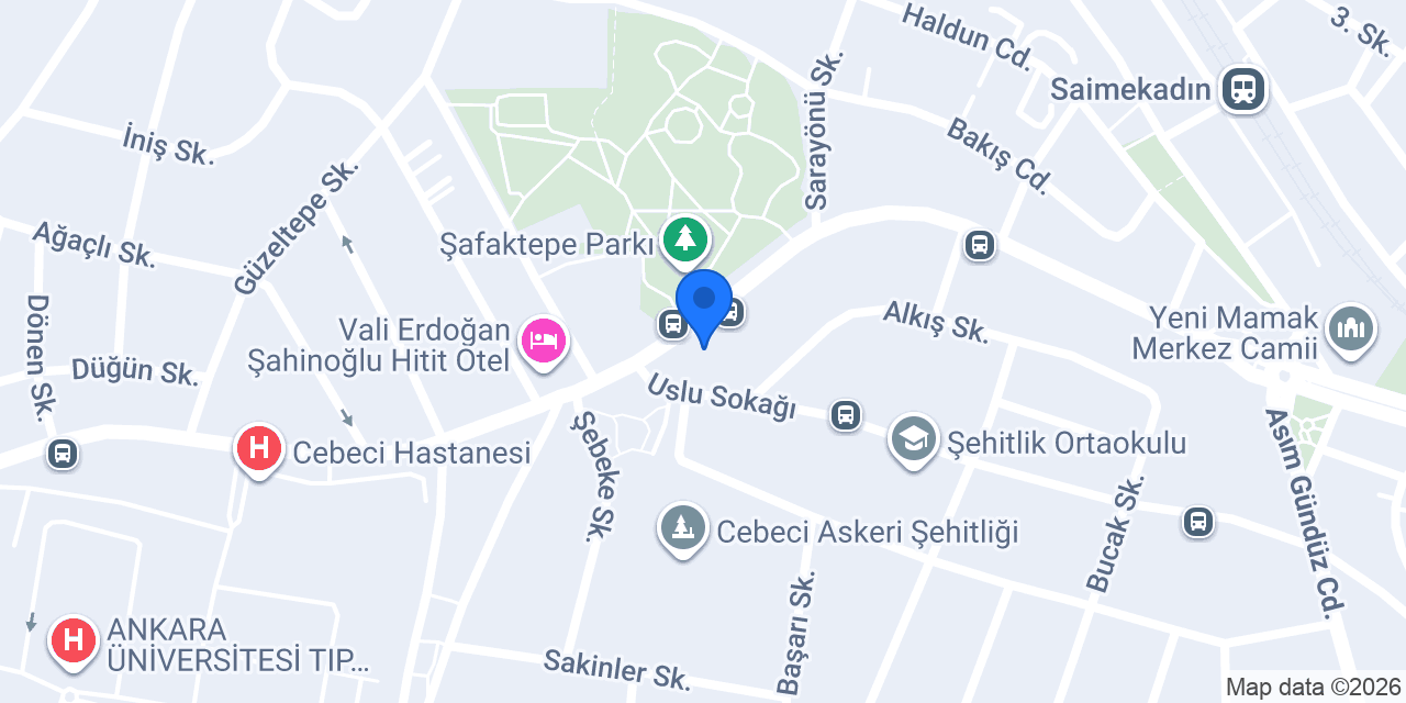Umut Çilingir Oto Anahtar Mamak konumu