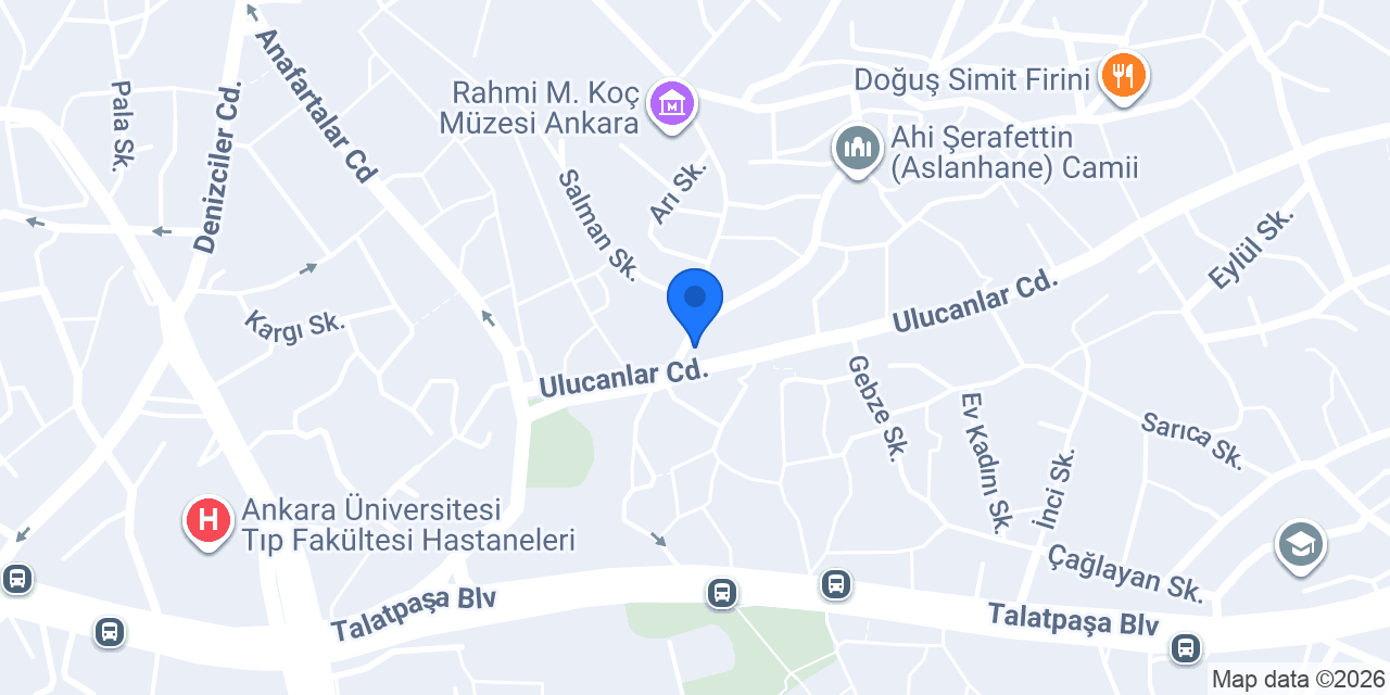 Anılar Erkek Kuaförü konumu