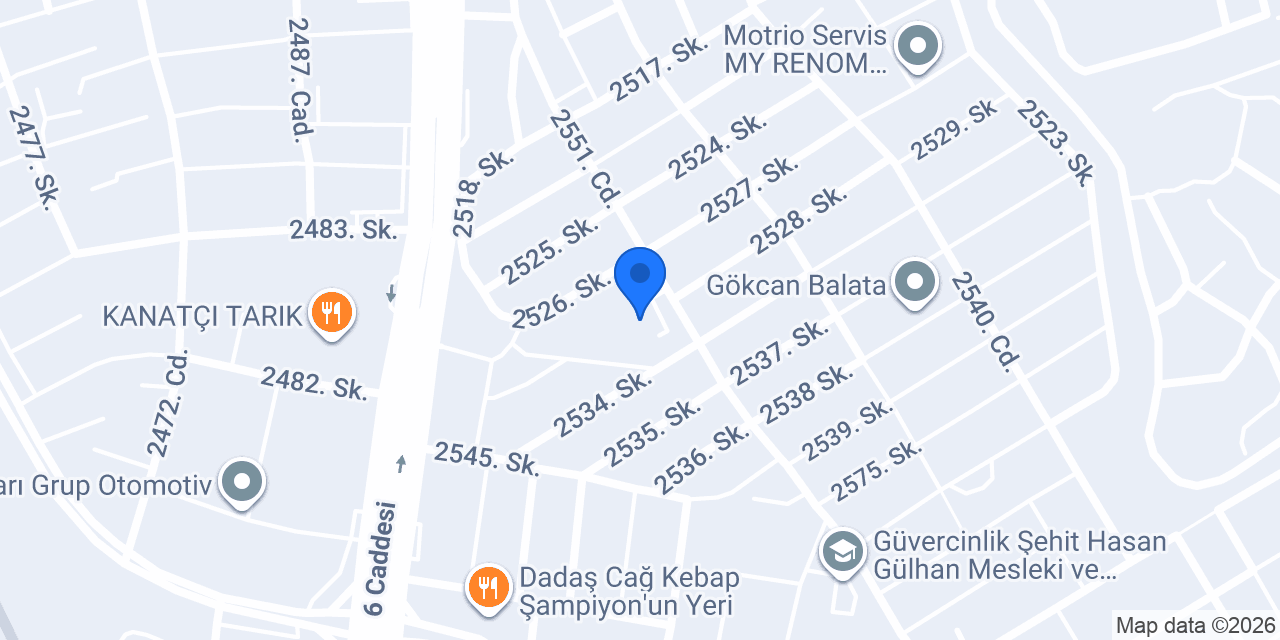 Ünlü Oto Yedek Parça konumu
