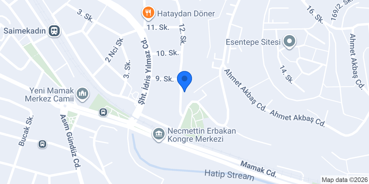 SAAF TEKNİK MÜHENDİSLİK LTD.ŞTİ. konumu