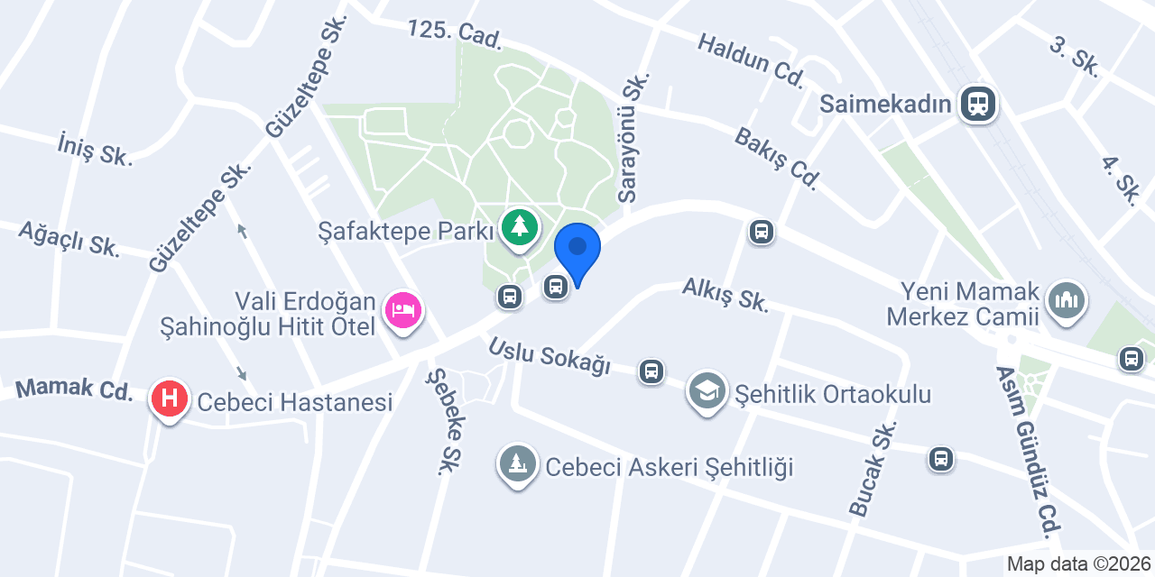 Köşk Pide ve Kebap Salonu konumu