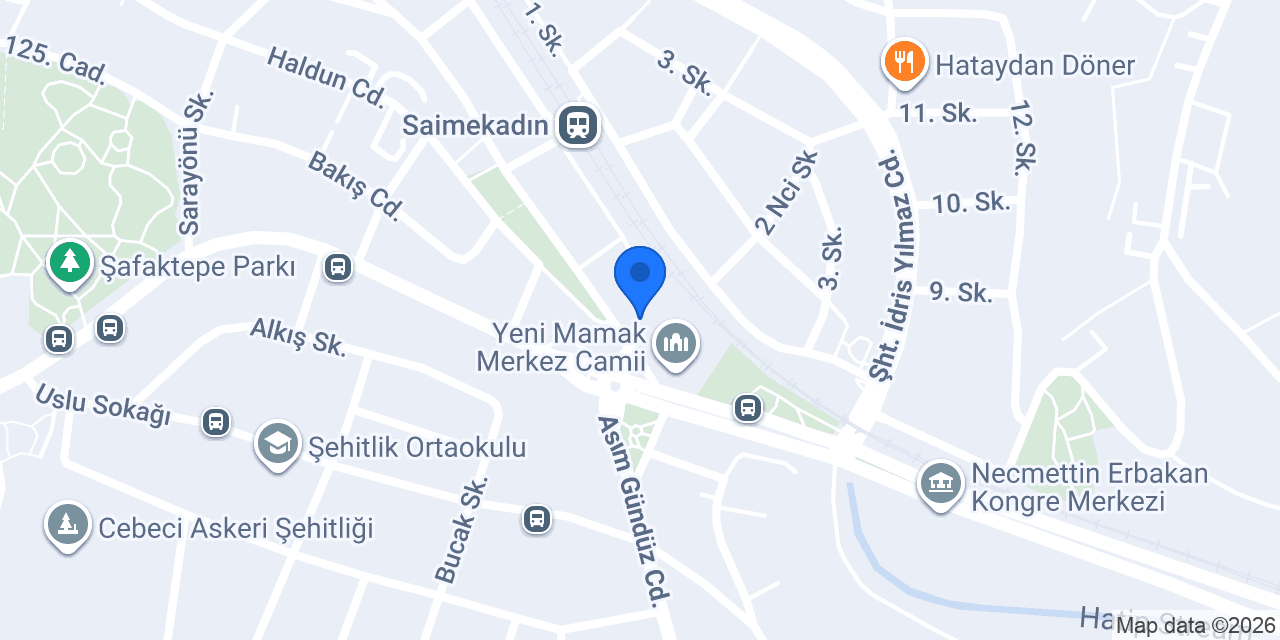 AREL VETERİNER KLİNİĞİ MAMAK konumu
